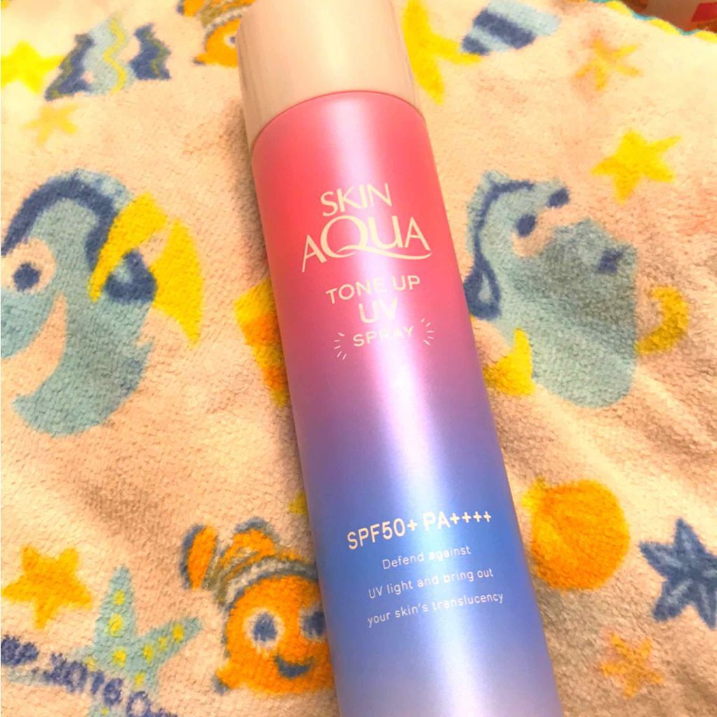 スキンアクア トーンアップUVスプレー/スキンアクア/日焼け止めミスト・スプレーを使ったクチコミ(1枚目)