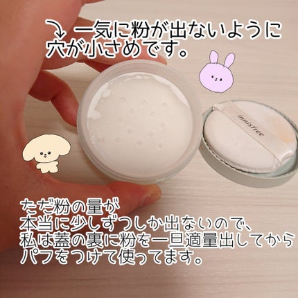 ノーセバム ミネラルパウダー N/innisfree/ルースパウダーを使ったクチコミ(2枚目)