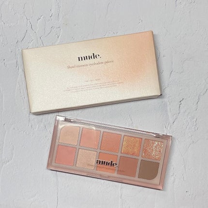 MDショールモーメント アイシャドウパレット/mude/アイシャドウパレットを使ったクチコミ(1枚目)