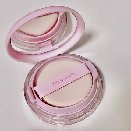 ワンダーベルベットラスティングクッション/i’m meme/クッションファンデーションを使ったクチコミ(4枚目)