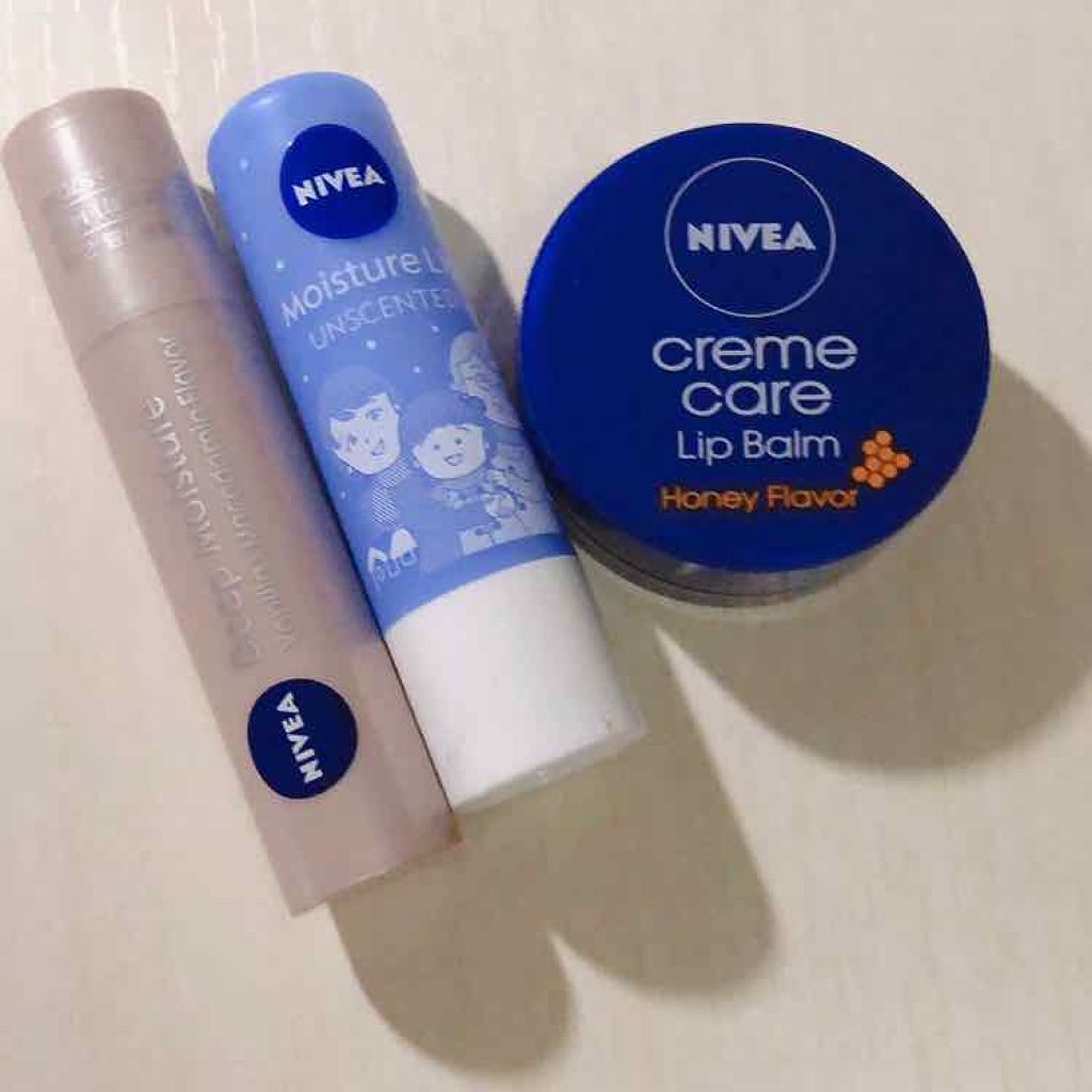 ニベア クリームケア リップバーム はちみつの香り/ニベア/リップケアを使ったクチコミ（2枚目）