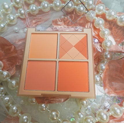 ブレンディングムードチーク 04 ベージュニット/dasique/パウダーチークを使ったクチコミ(2枚目)