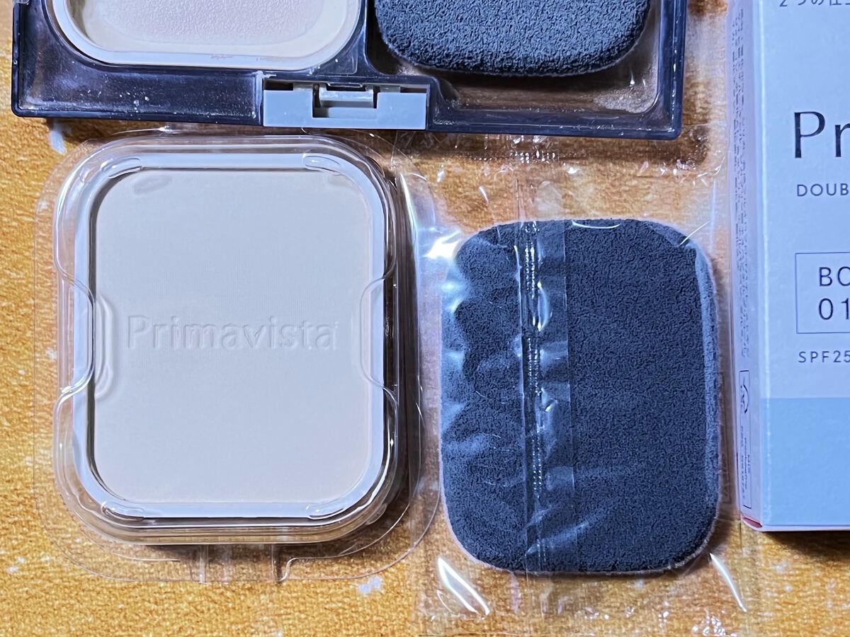 ダブルエフェクト パウダー BO01 ベージュオークル01/プリマヴィスタ/パウダーファンデーションを使ったクチコミ（3枚目）