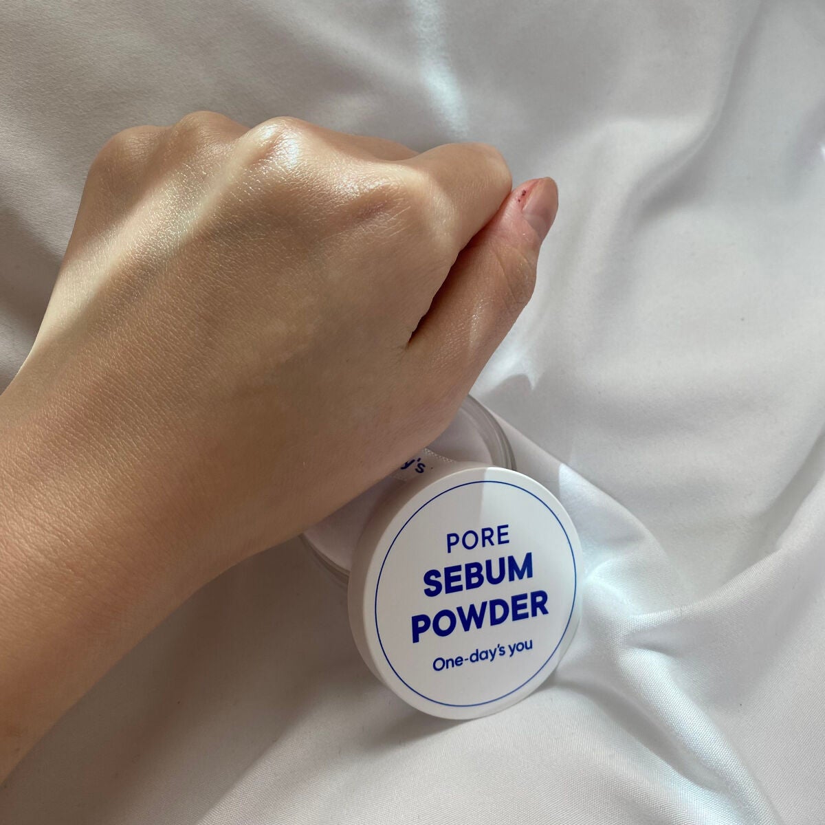 ポアセバムパウダー/One-day's you/ルースパウダーを使ったクチコミ(3枚目)