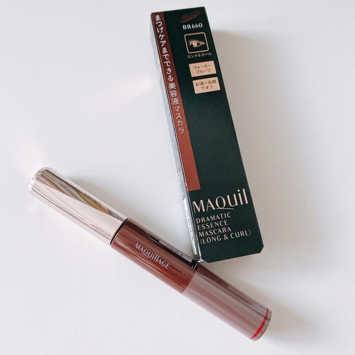 ドラマティックエッセンスマスカラ (ロング＆カール)/マキアージュ/マスカラを使ったクチコミ（1枚目）