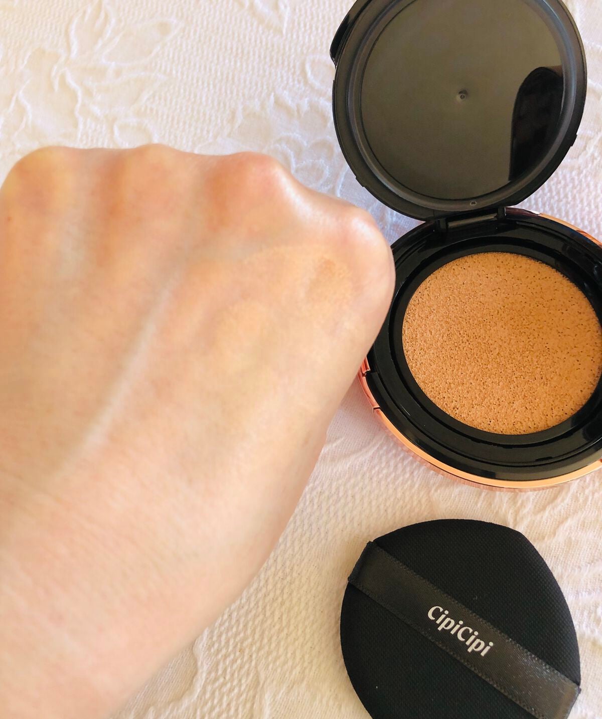 シピシピ フィットスキンクッション/CipiCipi/クッションファンデーションを使ったクチコミ(4枚目)