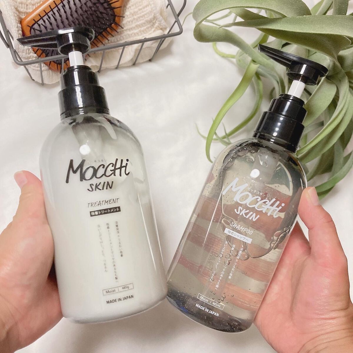 吸着シャンプーM(モイスト) ＆ 吸着トリートメントM(モイスト)/MoccHi SKIN/市販シャンプーを使ったクチコミ（2枚目）