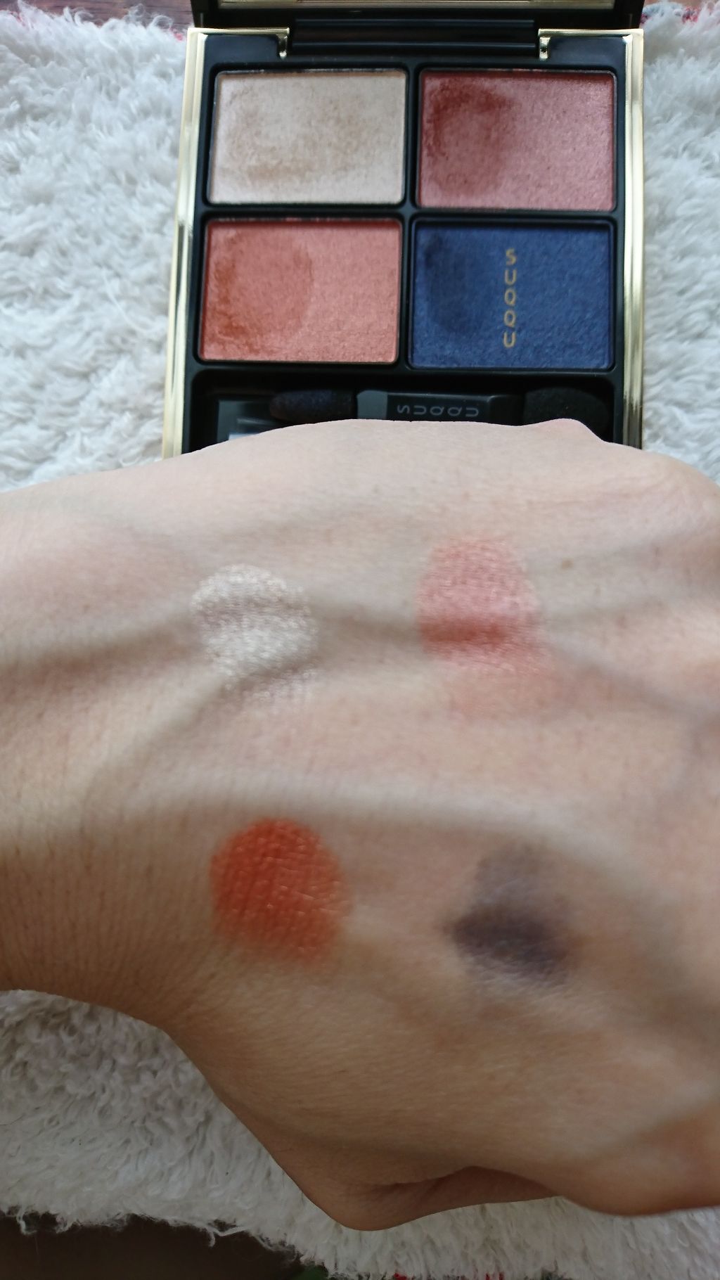 デザイニング カラー アイズ/SUQQU/アイシャドウパレットを使ったクチコミ（2枚目）