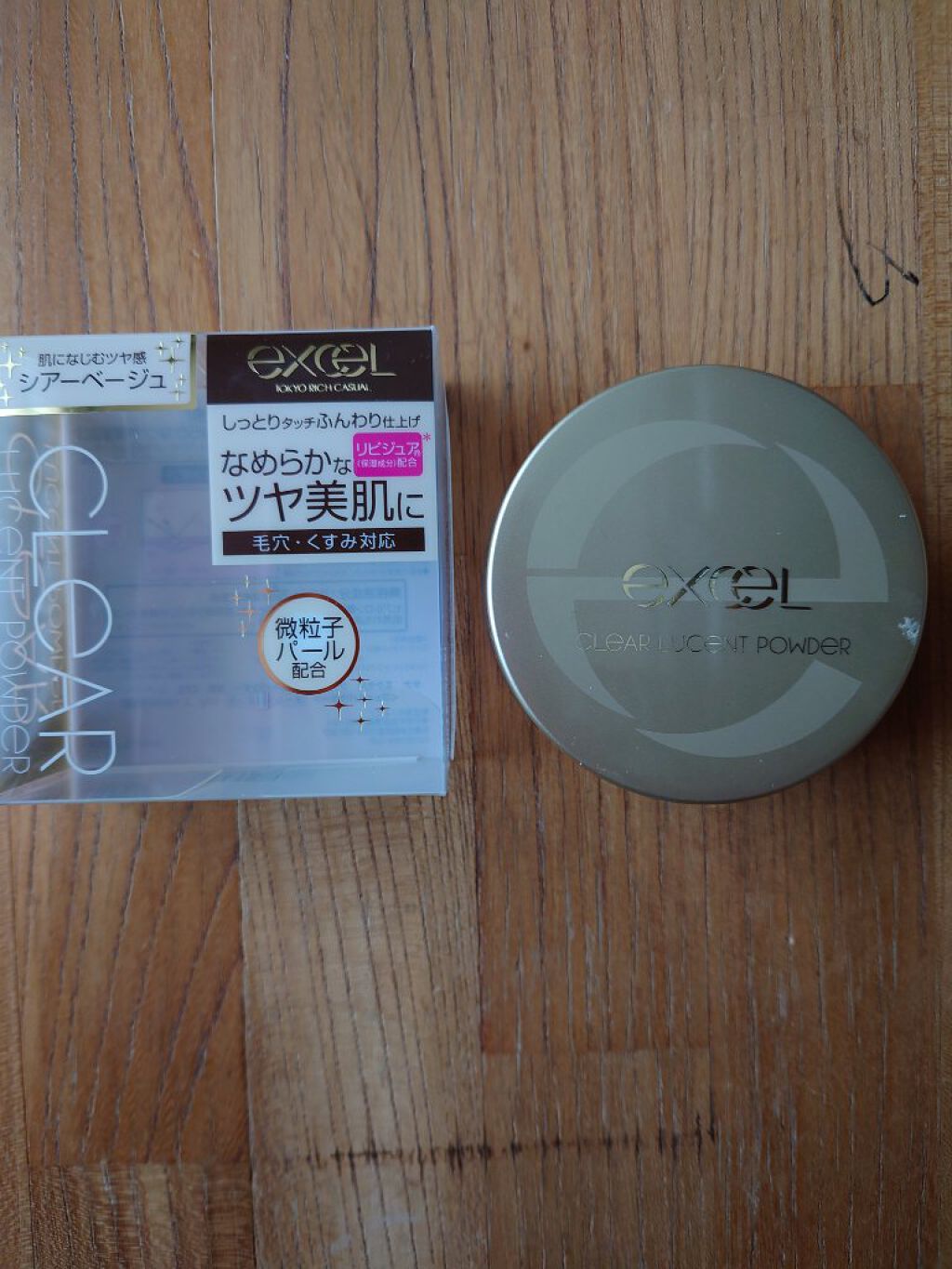 クリア ルーセントパウダー NB/excel/ルースパウダーを使ったクチコミ（1枚目）