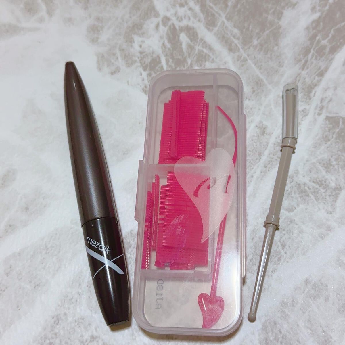 フリーファイバー120<下地&カッター付き>スタンダードタイプ 120本入/メザイク/二重まぶた用アイテムを使ったクチコミ（1枚目）