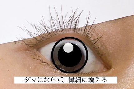 「塗るつけまつげ」自まつげ際立てタイプ/デジャヴュ/マスカラを使ったクチコミ(2枚目)