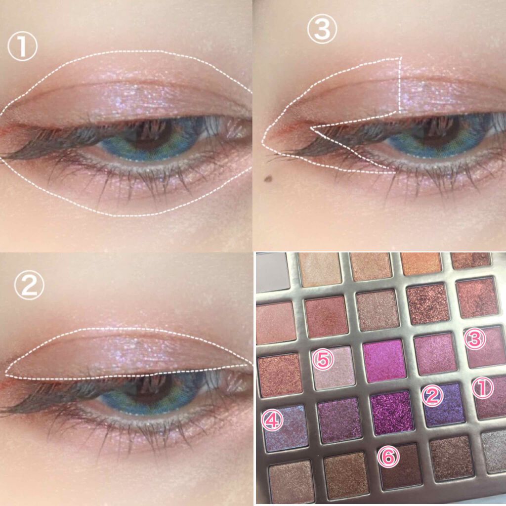 プロ ダズリング アイパレット グリッツ シャワー/CLIO/アイシャドウパレットを使ったクチコミ（2枚目）