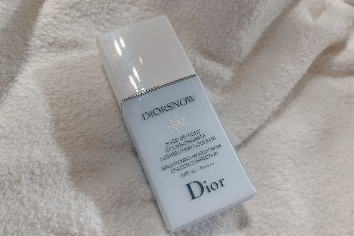 【旧】スノー メイクアップ ベース UV35 SPF35／PA+++/Dior/化粧下地を使ったクチコミ（1枚目）