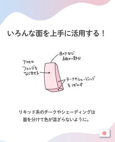 DAISO メイクアップスポンジバリューパック ウェッジ型のクチコミ「🧽使い捨てメイクスポンジの攻略法🧽

使い捨てスポンジのいい所

・メイク1回で1個使うから衛.....」（3枚目）