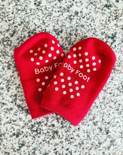 ベビーフット 保湿密封ソックス/ベビーフット/レッグ・フットケアを使ったクチコミ(3枚目)