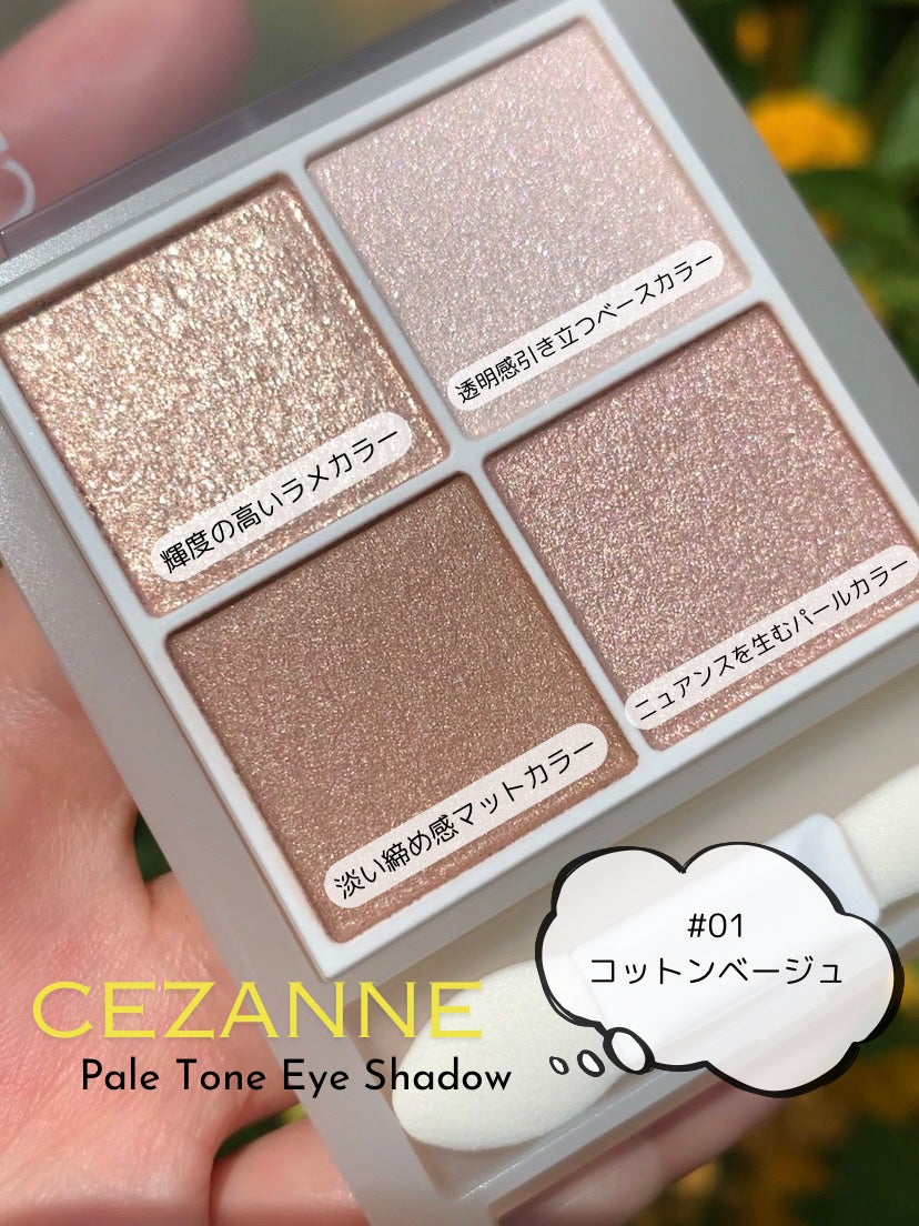 ペールトーンアイシャドウ/CEZANNE/アイシャドウを使ったクチコミ(2枚目)