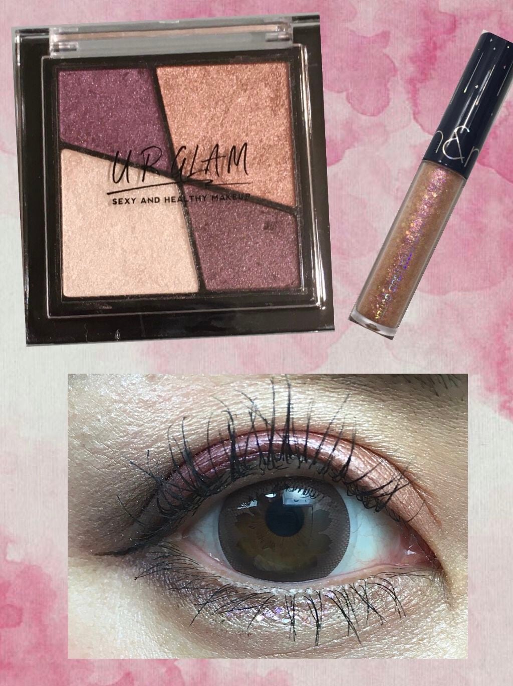 リキッド グリッター シャドウ/rom&nd/グリッターを使ったクチコミ(1枚目)