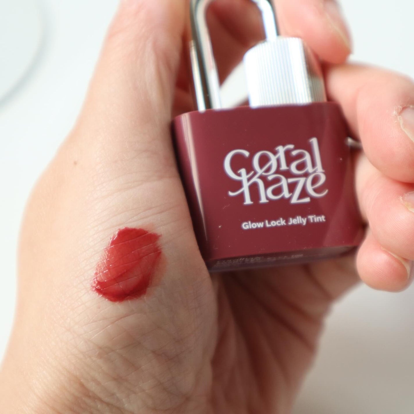 グロウロックゼリーティント/Coralhaze/リップティントを使ったクチコミ(4枚目)