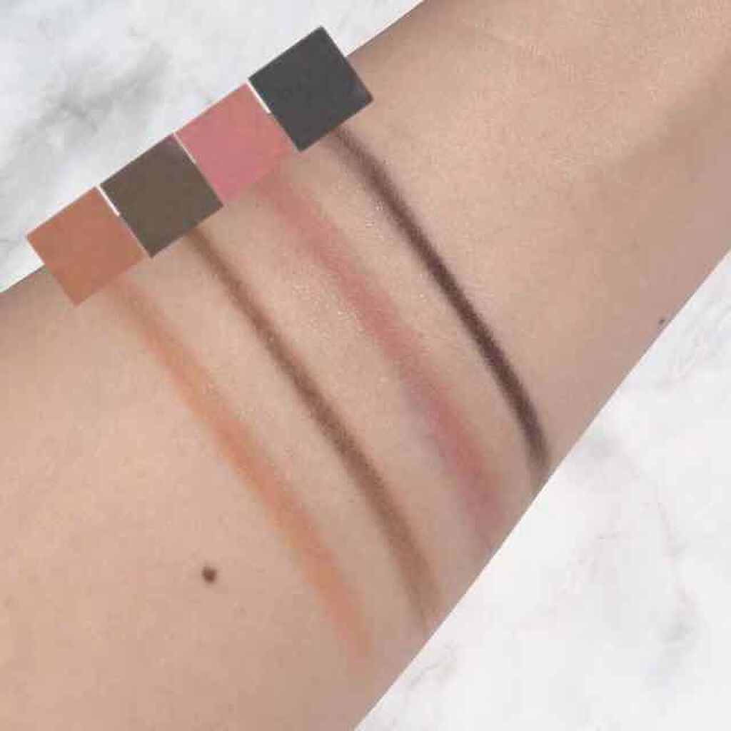 4色アイブロウペンシル/SUKETTO/アイブロウペンシルを使ったクチコミ(2枚目)