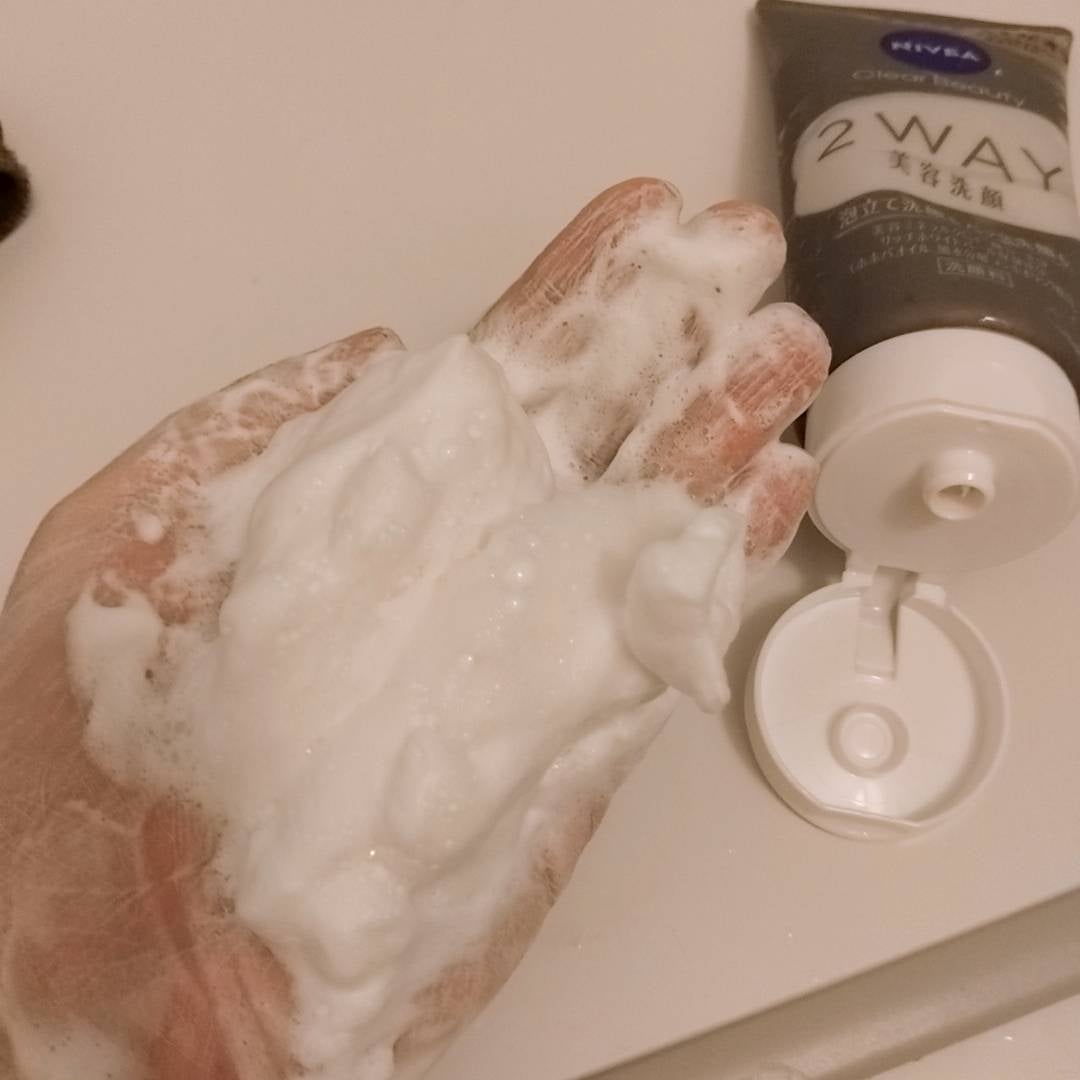 ニベア2WAY美容洗顔/ニベア/洗顔フォームを使ったクチコミ(9枚目)