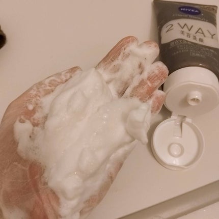 ニベア2WAY美容洗顔/ニベア/洗顔フォームを使ったクチコミ(9枚目)