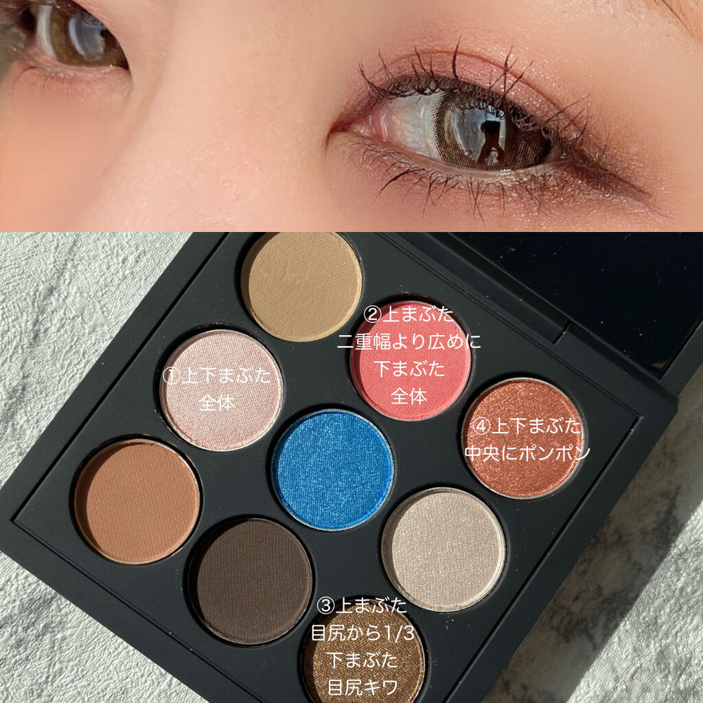 スモール アイシャドウ×9/M・A・C/アイシャドウパレットを使ったクチコミ（2枚目）