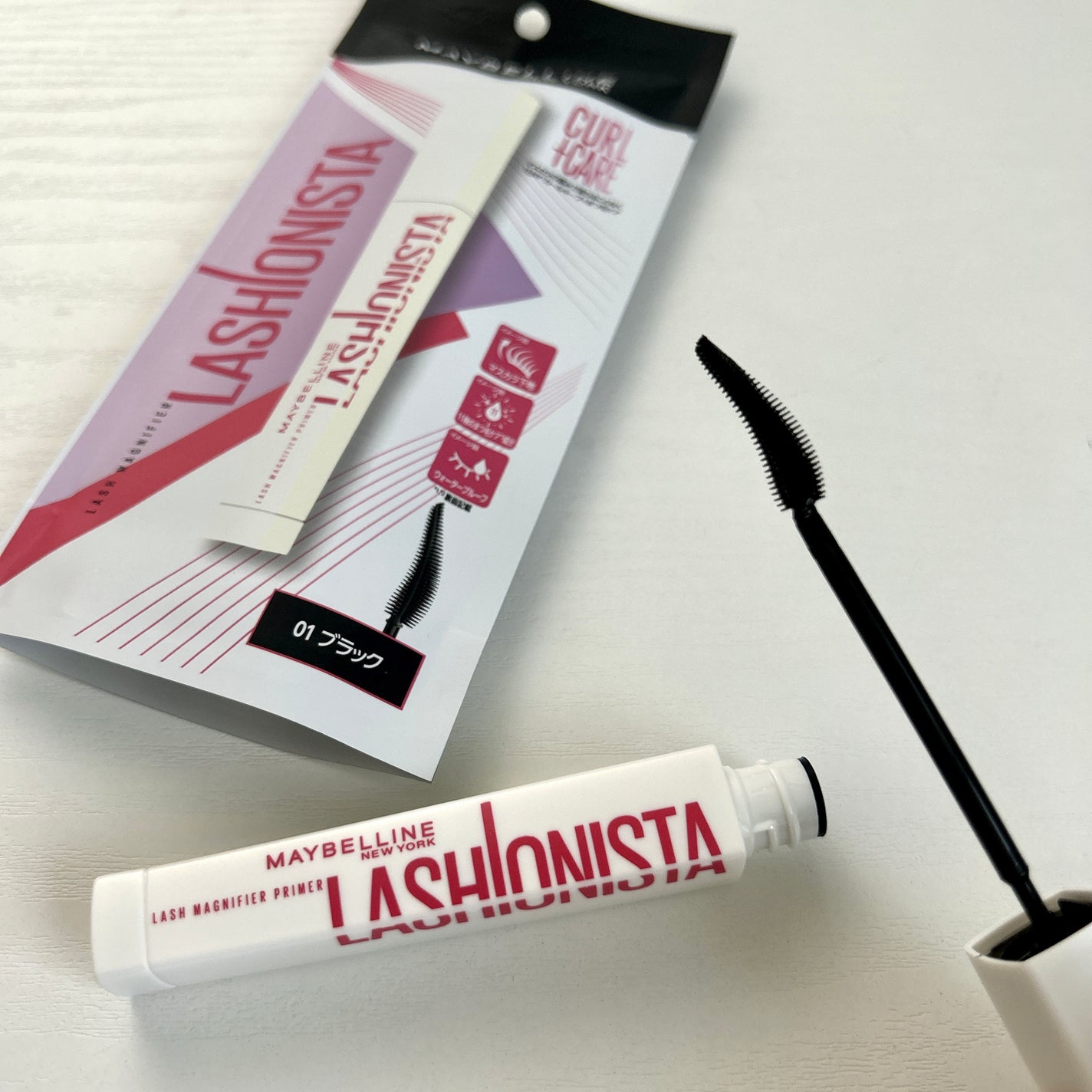 ラッシュニスタ プライマー/MAYBELLINE NEW YORK/マスカラ下地を使ったクチコミ(2枚目)