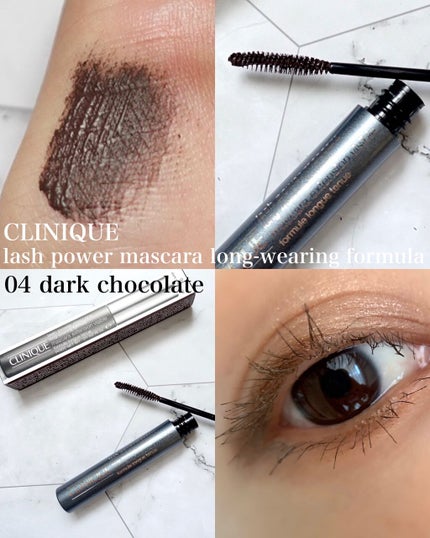 ラッシュ パワー マスカラ ロング ウェアリング フォーミュラ #04 ダーク チョコレート/CLINIQUE/マスカラを使ったクチコミ(1枚目)