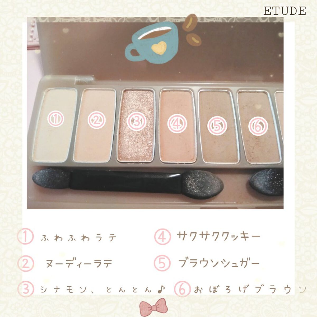 プレイカラー アイシャドウ/ETUDE/アイシャドウパレットを使ったクチコミ（3枚目）