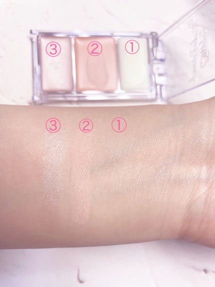 メイクリタッチパレット/KiSS/パレットコンシーラーを使ったクチコミ(4枚目)