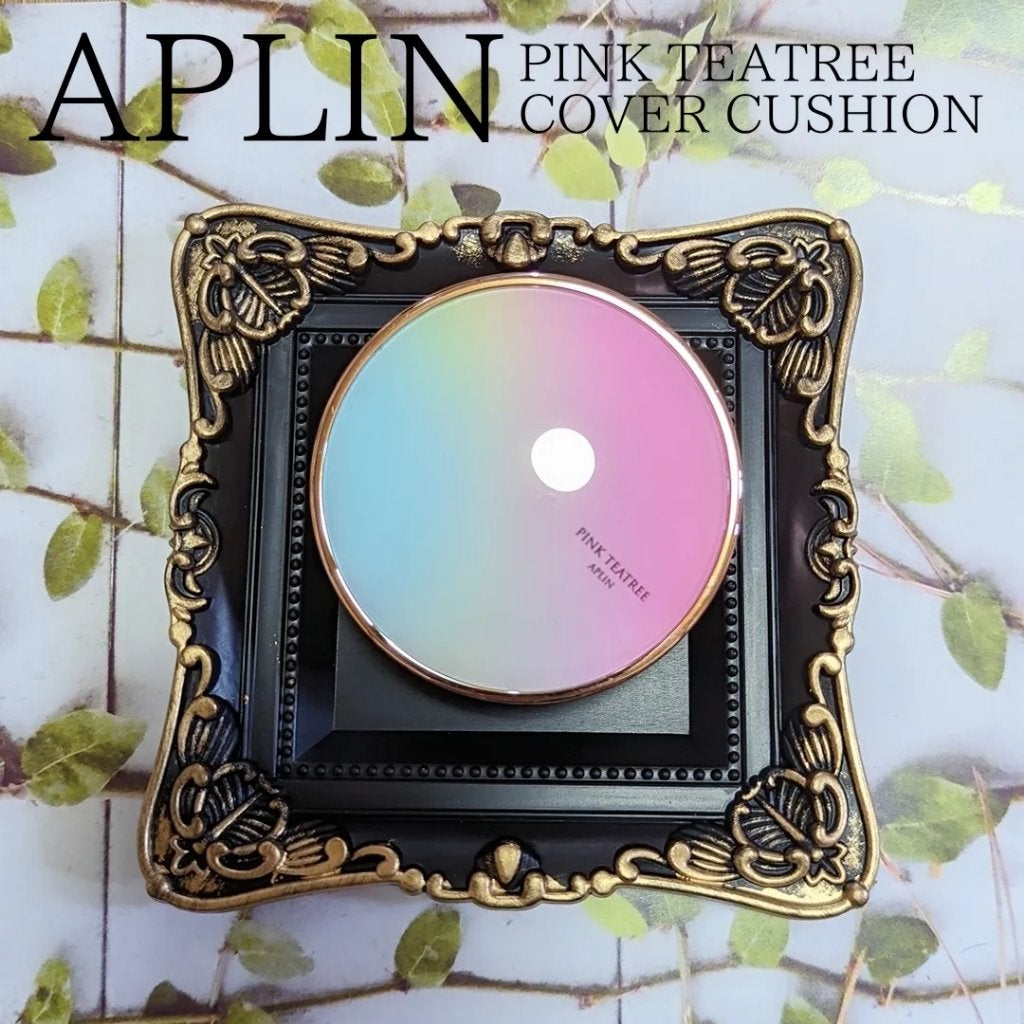 ピンクティーツリーカバークッション/APLIN/クッションファンデーションを使ったクチコミ(1枚目)