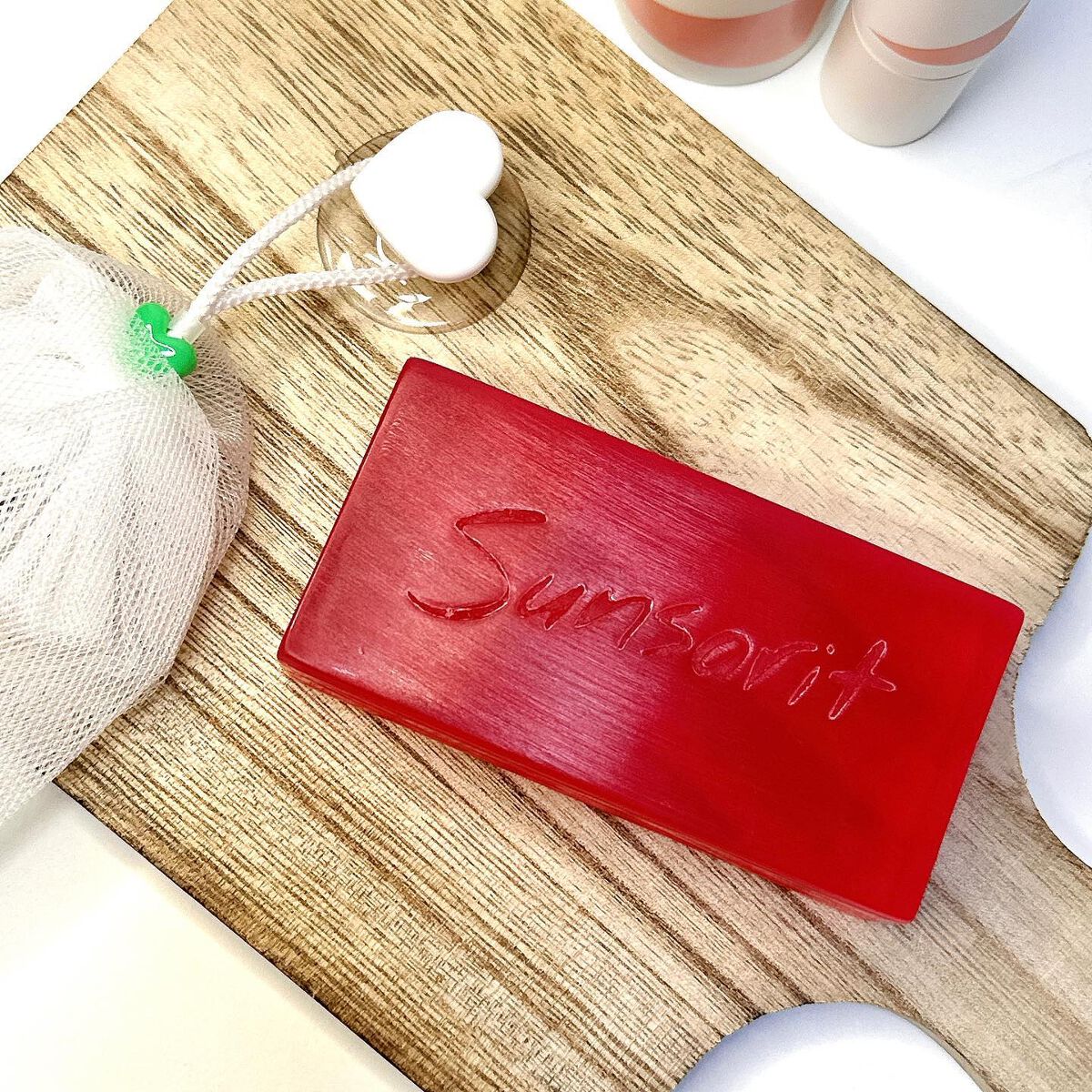 スキンピールバー ティートゥリー/サンソリット/洗顔石鹸を使ったクチコミ(2枚目)