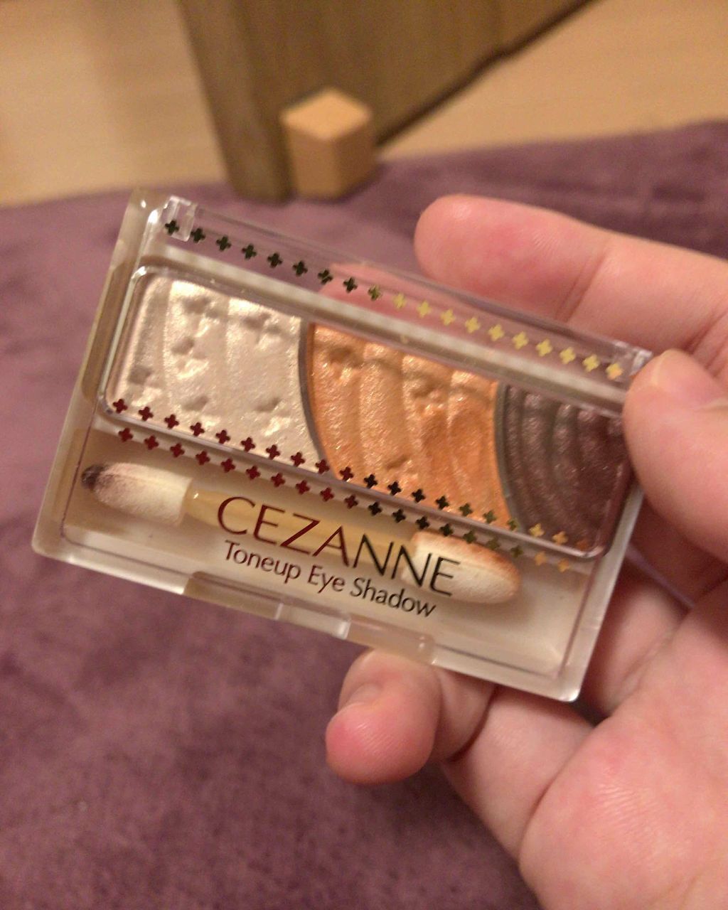 トーンアップアイシャドウ/CEZANNE/アイシャドウパレットを使ったクチコミ（1枚目）