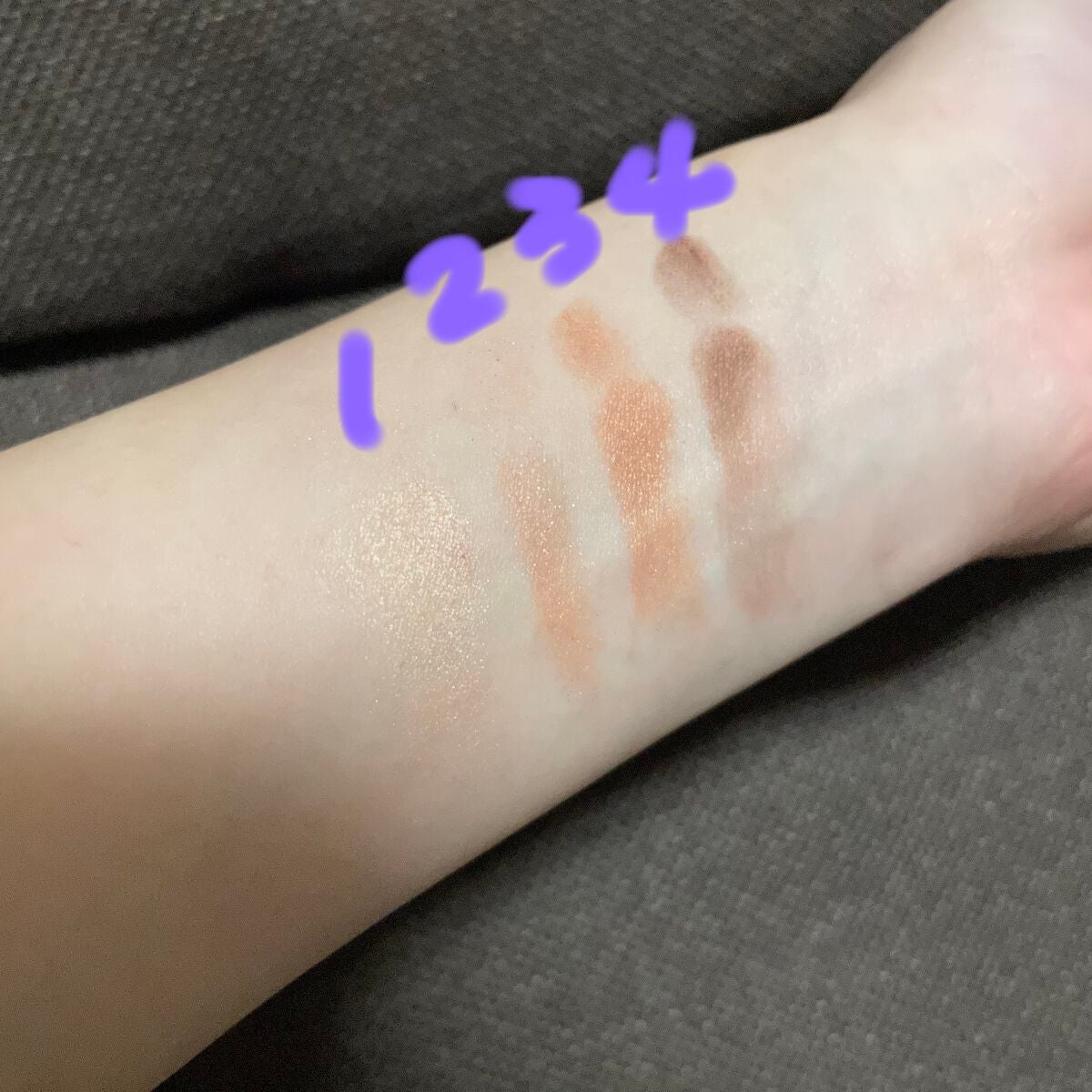 グラデーション アイシャドウ/ちふれ/アイシャドウパレットを使ったクチコミ(3枚目)