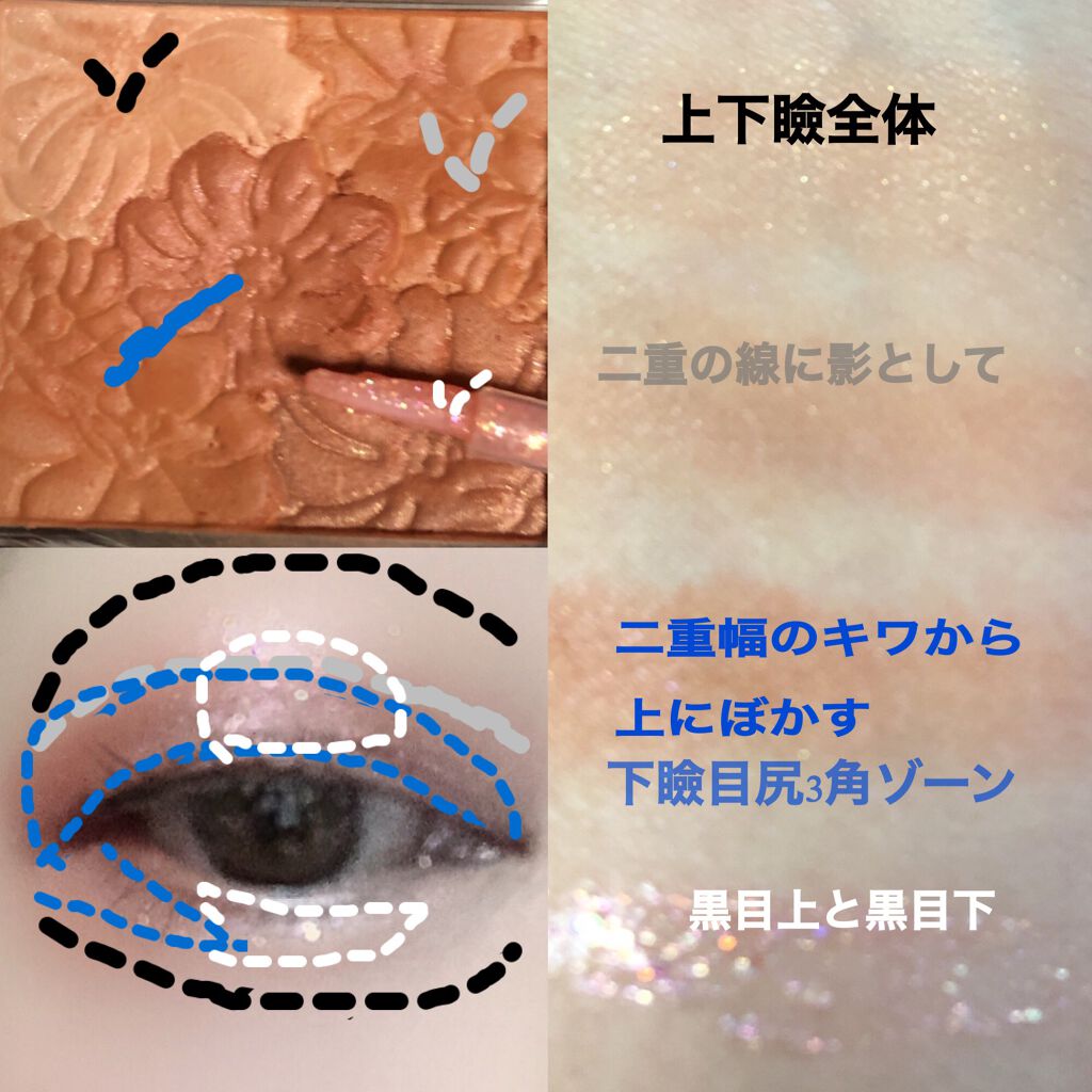 シュガー トゥインクル リキッド グリッター/PERIPERA/グリッターを使ったクチコミ（2枚目）