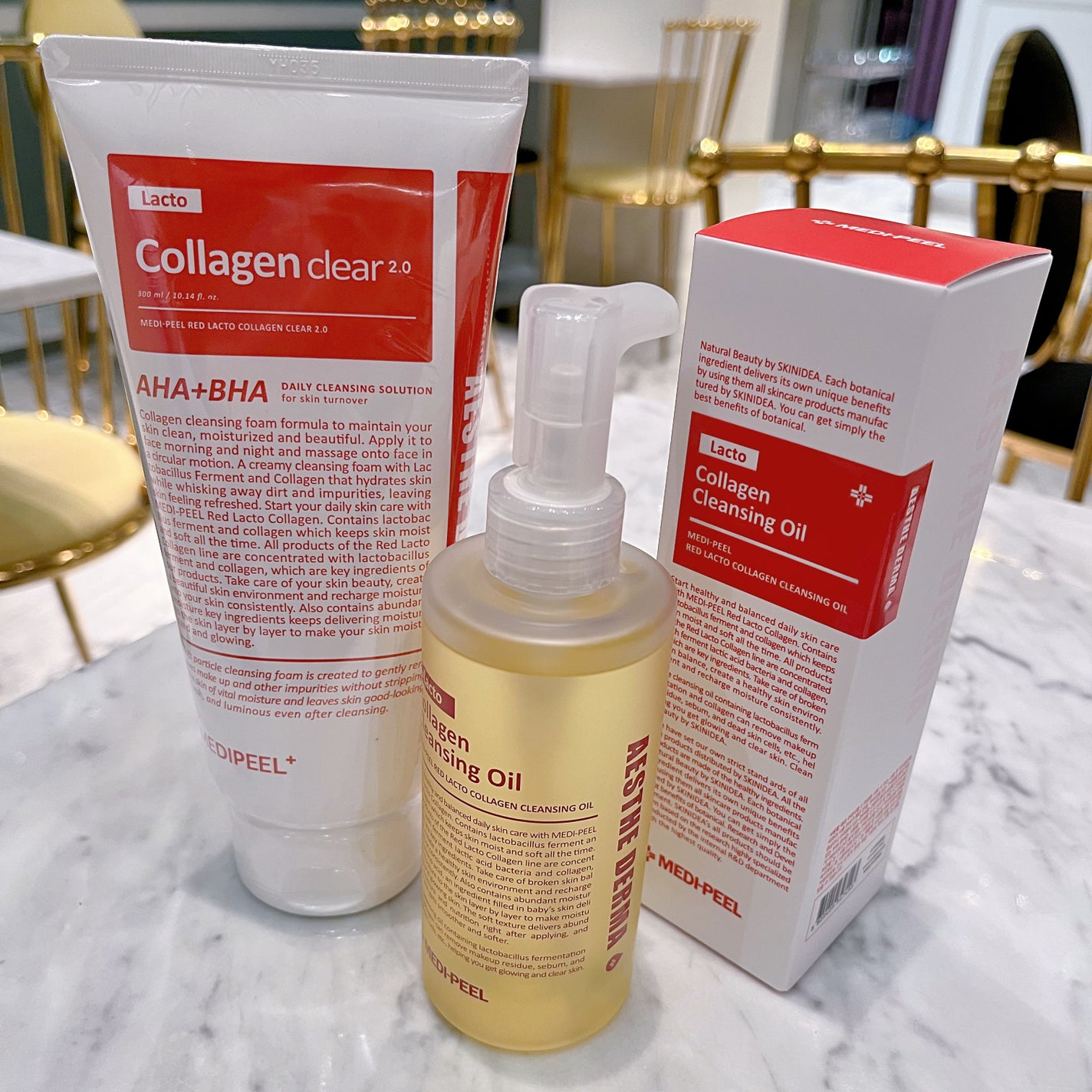 レッドラクトコラーゲンクレンジングオイル/MEDIPEEL/オイルクレンジングを使ったクチコミ(9枚目)