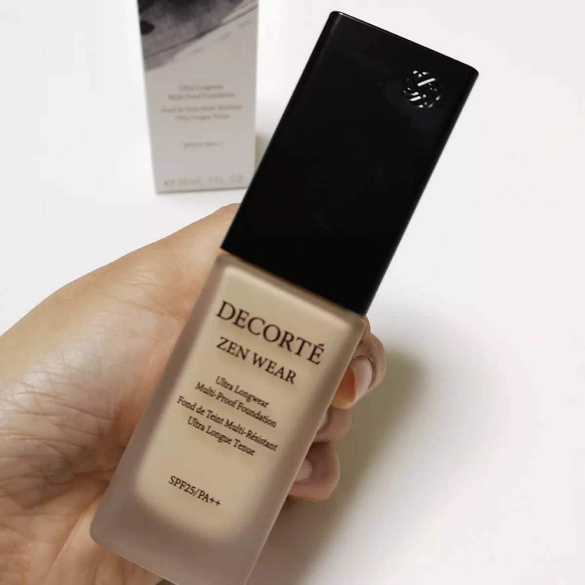 ゼン ウェア フルイド W21/DECORTÉ/リキッドファンデーションを使ったクチコミ（2枚目）