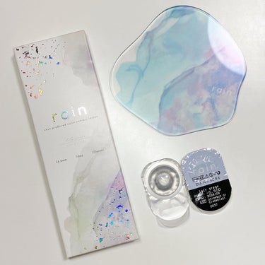 rain rain 1dayのクチコミ「🦋カラコン記録🦋
rain リリーグレージュ
1箱10枚入り 1,760円(税込)
DIA 1.....」（1枚目）