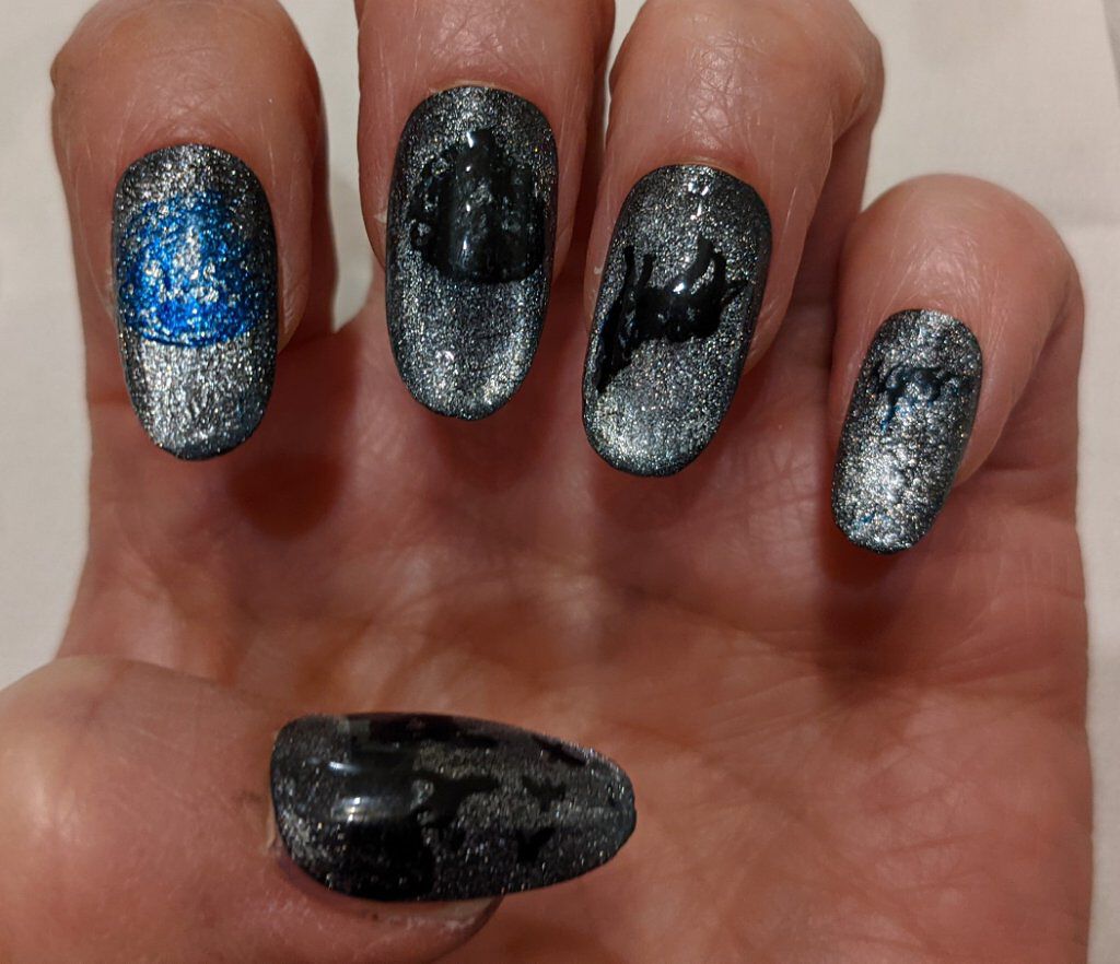 ジェルネイル（ライト対応）/セリア/ジェルネイルを使ったクチコミ（2枚目）