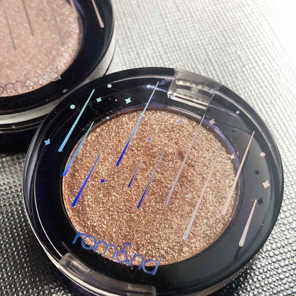 グリッター シャドウ カラー/rom&nd/グリッターを使ったクチコミ(2枚目)