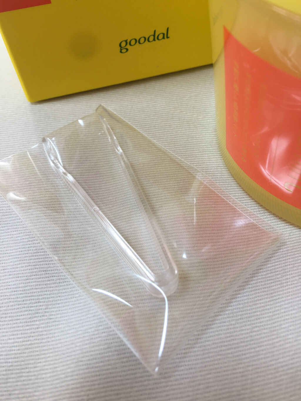 グリーンタンジェリン ビタCダークスポットケアパッド/goodal/トナーパッドを使ったクチコミ（2枚目）