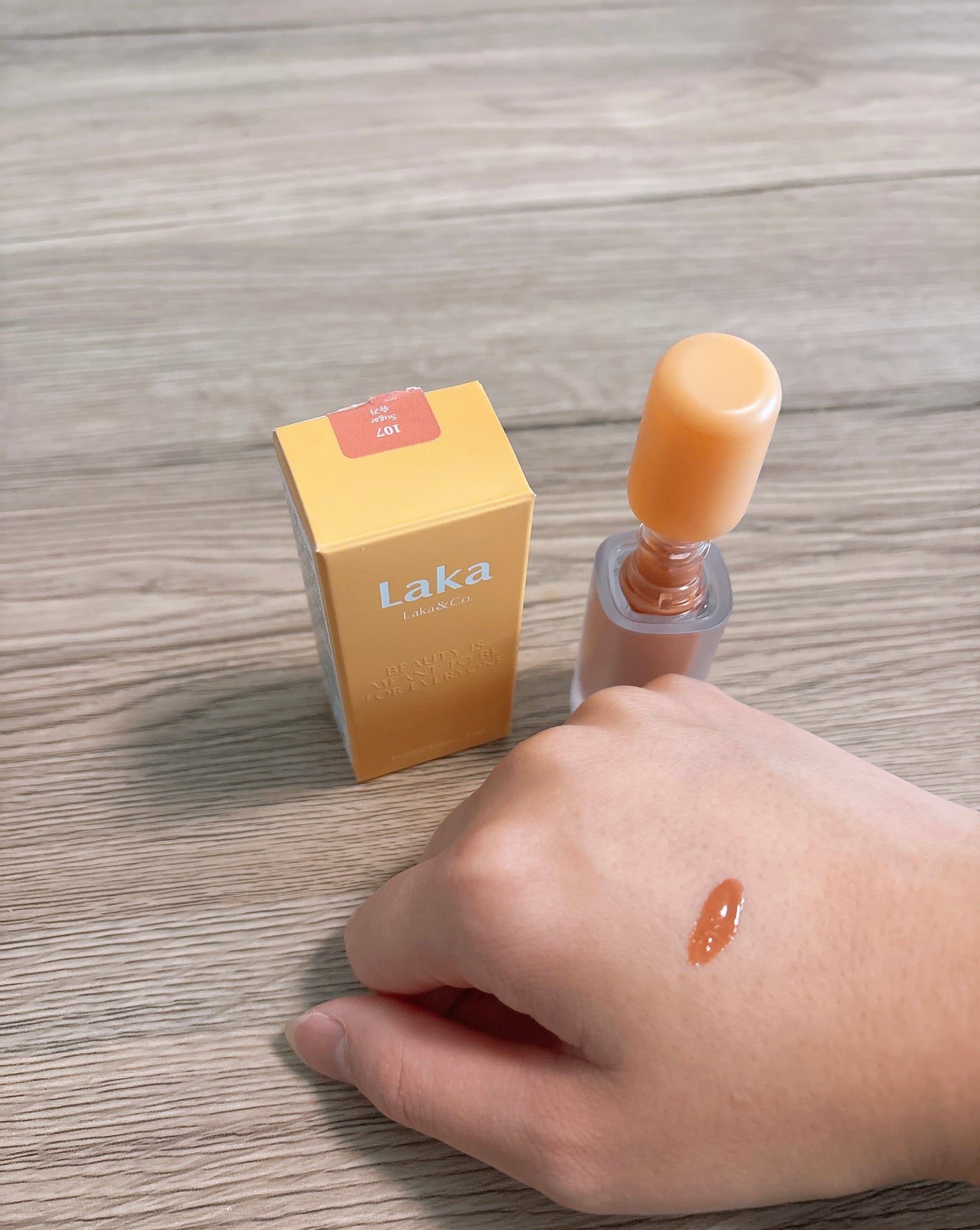 フルーティーグラムティント/Laka/リップティントを使ったクチコミ(2枚目)