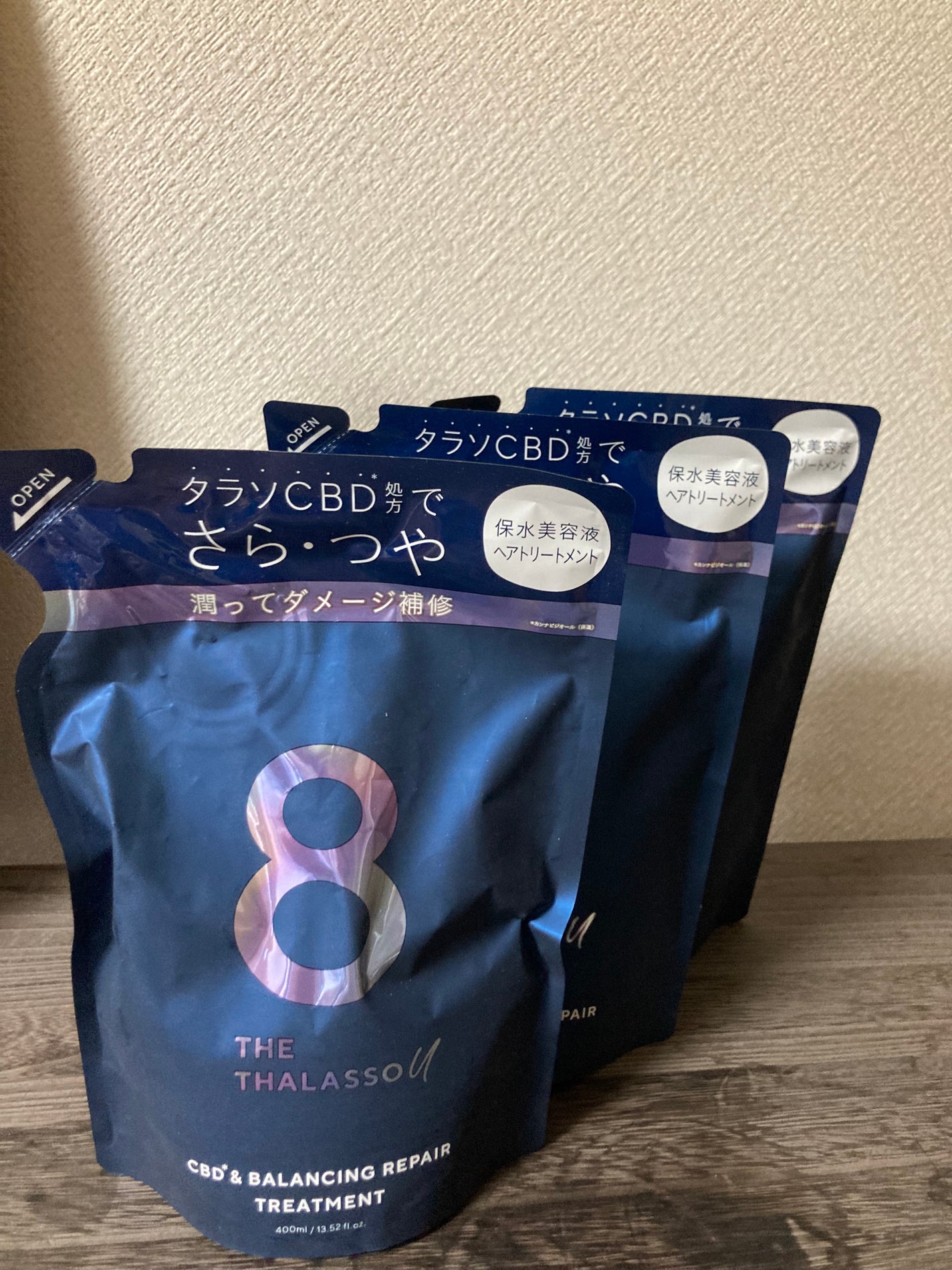 エイトザタラソ ユー CBD&リフレッシング クレンズ 美容液シャンプー/CBD&バランシング ダメージリペア 美容液ヘアトリートメント/エイトザタラソ/市販シャンプーを使ったクチコミ(1枚目)