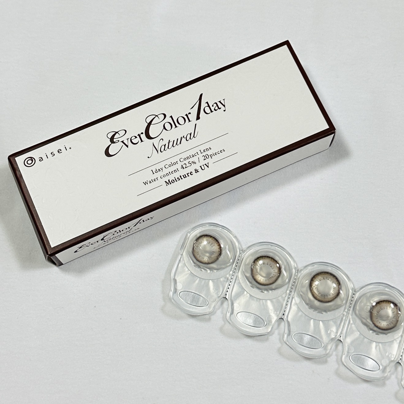 エバーカラーワンデー ナチュラル パールロゼ(限定)/エバーカラー/ワンデー（１DAY）カラコンを使ったクチコミ（2枚目）