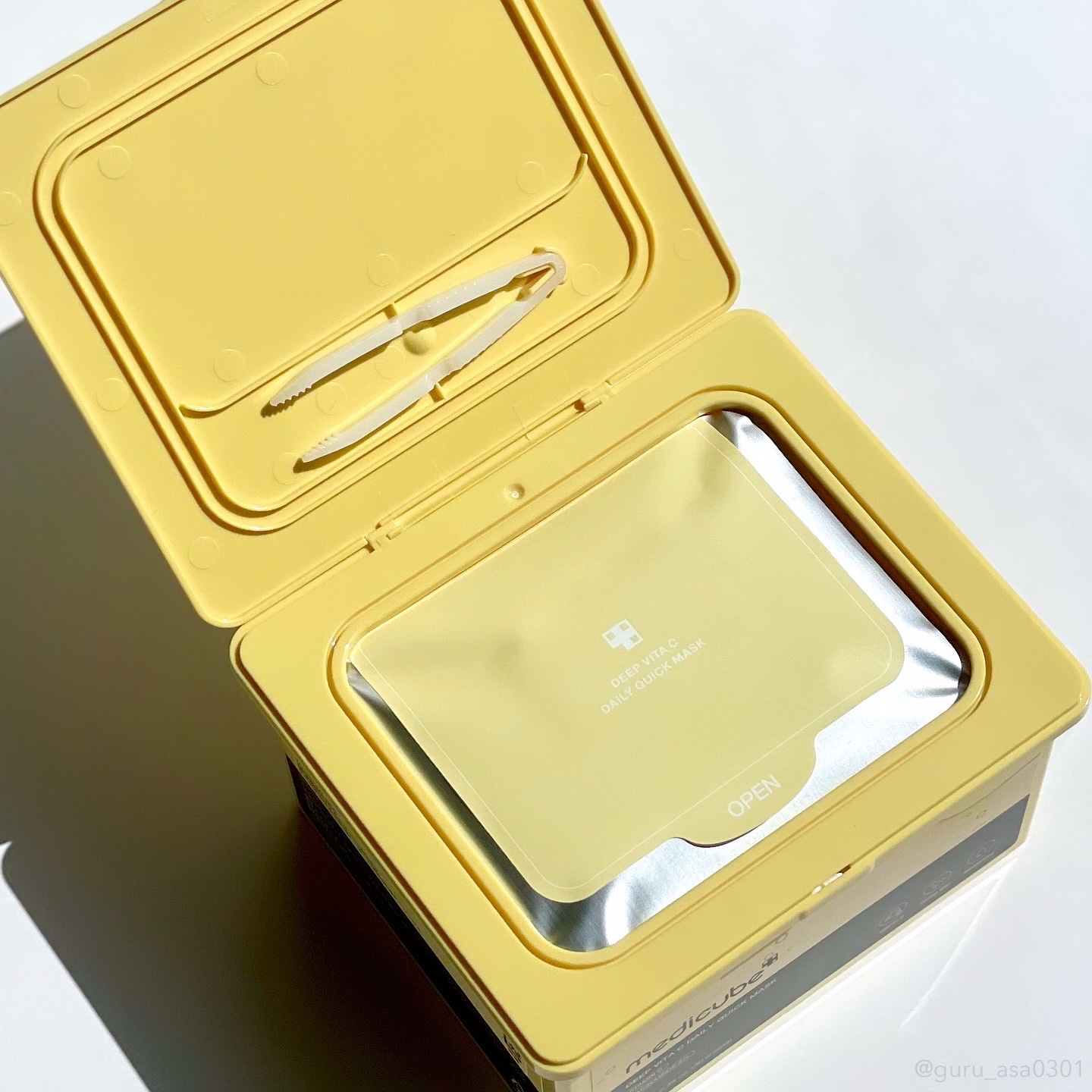 ディープ ビタC デイリー クイック マスク/MEDICUBE/シートマスク・パックを使ったクチコミ（2枚目）