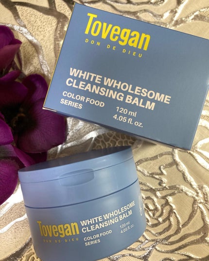 カラーフードシリーズホワイトホールサムクレンジングバーム/Tovegan/クレンジングバームを使ったクチコミ(1枚目)