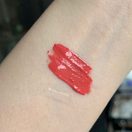 コンフォート リップ フルイド グロウ 03 花筏 -HANAIKADA/SUQQU/口紅を使ったクチコミ(2枚目)