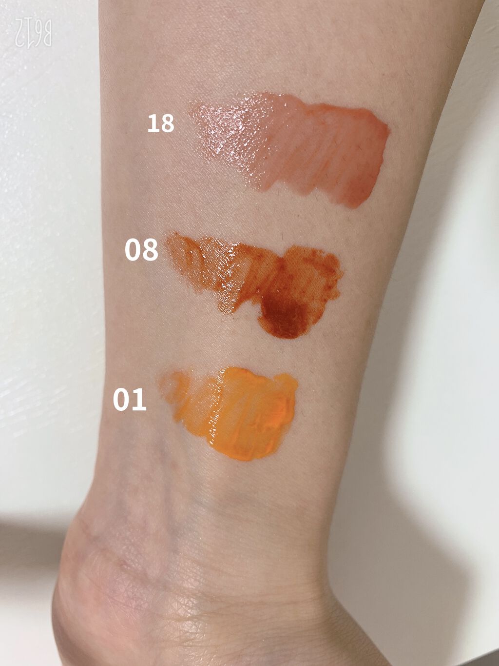 ジューシーラスティングティント/rom&nd/リップティントを使ったクチコミ（2枚目）