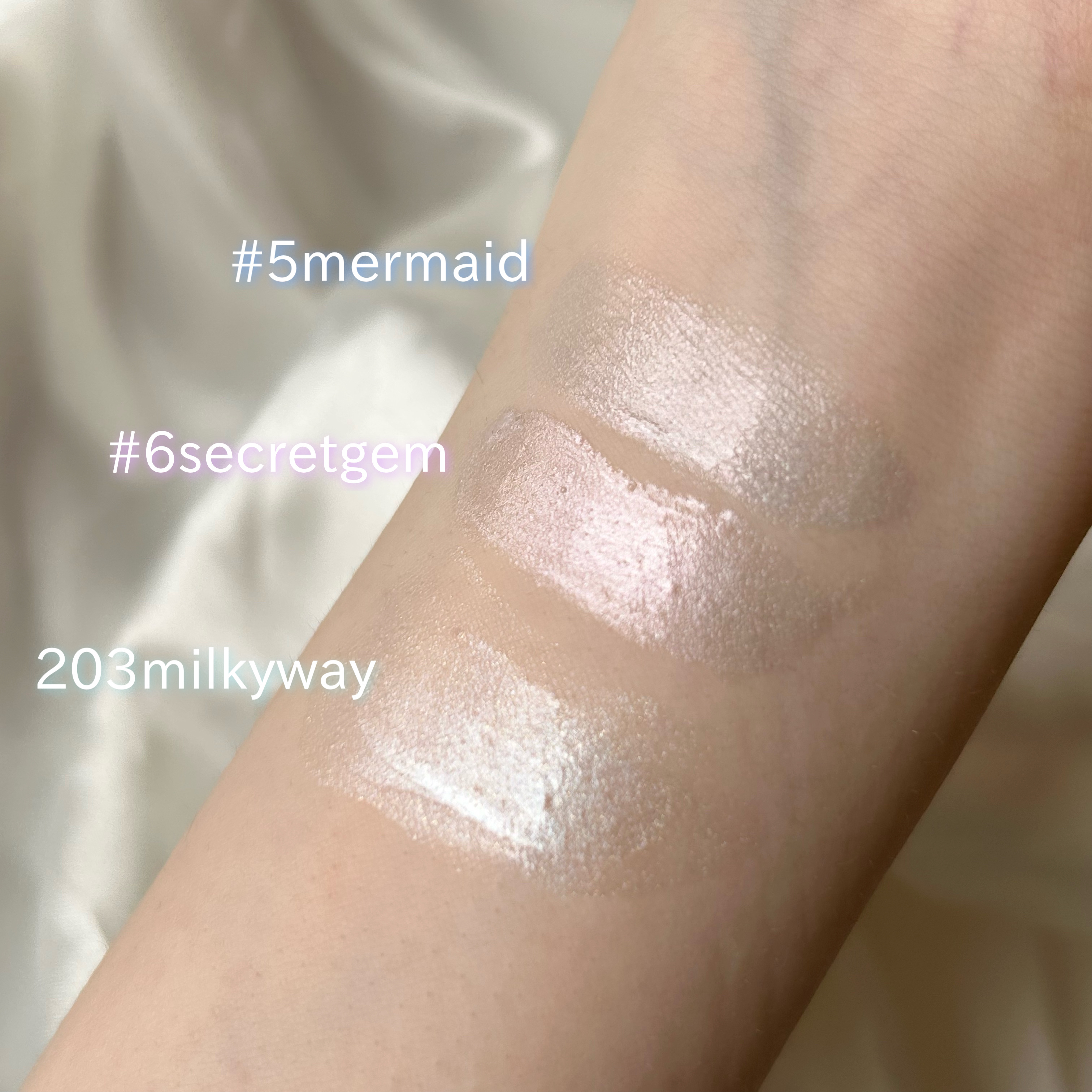 ジェルハイライト 203 ミルキーウェイ/Emery Emily/クリームハイライトを使ったクチコミ（3枚目）