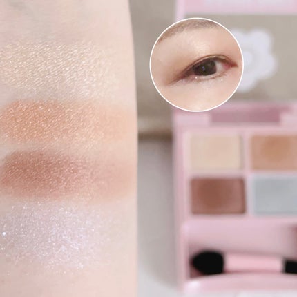 デイジードール アイカラー パレット/DAISY DOLL by MARY QUANT/アイシャドウパレットを使ったクチコミ(7枚目)